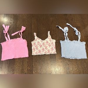 Bundle of 3 Katie J Nyc Tube tops/Crop tops!